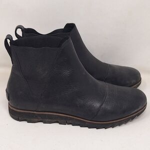 Sorel Harlow Chelsea leather boots SZ 10